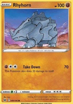 Rhyhorn - Lost Origin (Common) [LOR-089]