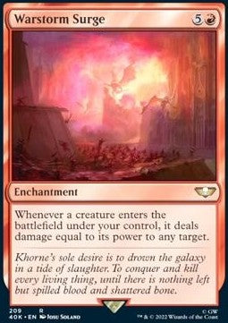 Warstorm Surge - Universes Beyond: Warhammer 40,000 (Rare) [40K-209]