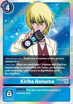 Kiriha Aonuma (BT10-088) - Xros Encounter (Rare) [BT-10-088]