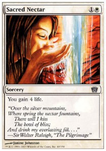 Sacred Nectar - Eighth Edition (Common) [8ED-40]