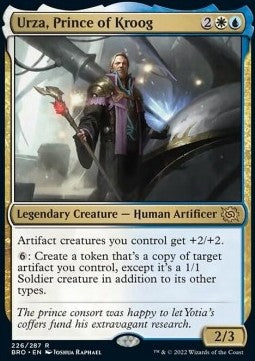 Urza, Prince of Kroog - The Brothers' War (Rare) [BRO-226]
