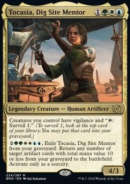 Tocasia, Dig Site Mentor - The Brothers' War (Rare) [BRO-224]