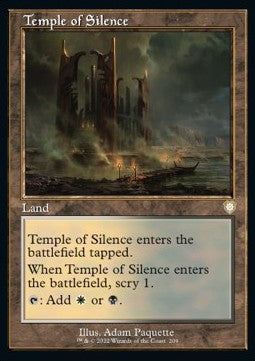 Temple of Silence - Commander: The Brothers' War (Rare) [BRC-209]