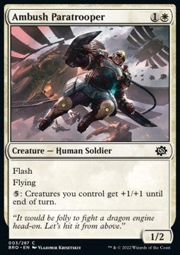 Ambush Paratrooper - The Brothers' War (Common) [BRO-3]