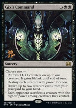 Gix's Command (V.1) - The Brothers' War: Promos (Rare) [PBRO-97]