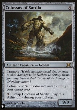 Colossus of Sardia - The List (Rare) [ZNL-317]