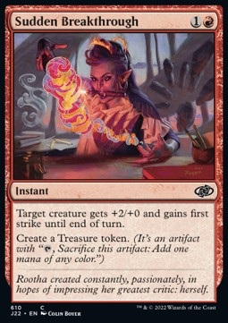 Sudden Breakthrough - Jumpstart 2022 (Common) [J22-610]