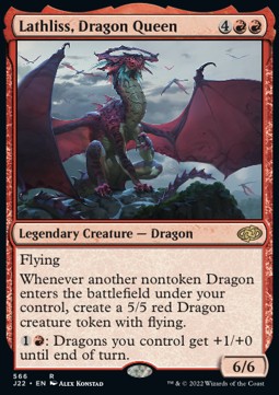 Lathliss, Dragon Queen - Jumpstart 2022 (Rare) [J22-566]