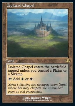 Isolated Chapel - Dominaria Remastered: Extras (Rare) [XDMR-397]