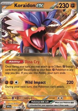 Koraidon ex - Scarlet & Violet (Double Rare) [SVI-125]
