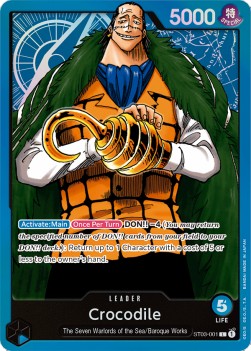 Crocodile (ST03-001) (V.1) - Starter Deck: The Seven Warlords of the Sea (Leader) [ST-03-001]