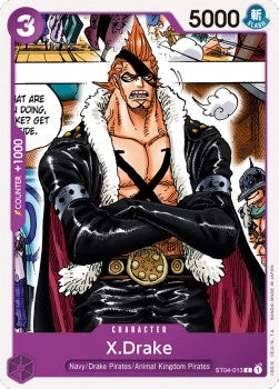 X.Drake (ST04-013) (V.1) - Starter Deck: Animal Kingdom Pirates (Common) [ST-04-013]