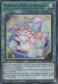 Purrely Pretty Memory (V.1 - Ultra Rare) - Amazing Defenders (Ultra Rare) [AMDE-022]