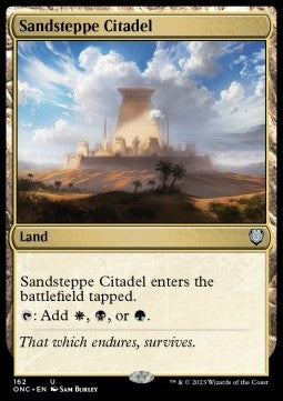Sandsteppe Citadel - Commander: Phyrexia: All Will Be One (Uncommon) [ONC-162]