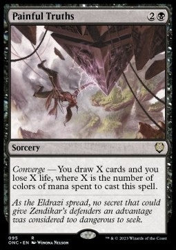 Painful Truths - Commander: Phyrexia: All Will Be One (Rare) [ONC-95]