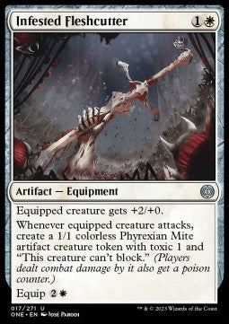 Infested Fleshcutter - Phyrexia: All Will Be One (Uncommon) [ONE-17]