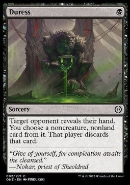 Duress - Phyrexia: All Will Be One (Common) [ONE-92]