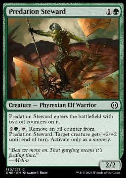 Predation Steward - Phyrexia: All Will Be One (Common) [ONE-180]