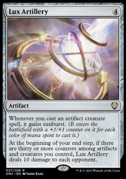 Lux Artillery - Commander: Phyrexia: All Will Be One (Rare) [ONC-27]