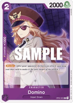 Domino (OP02-081) - Paramount War (Common) [OP02-081]