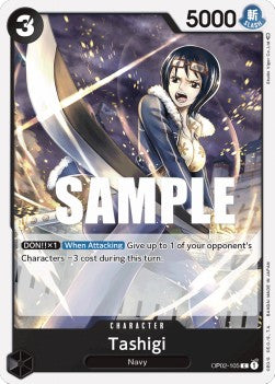 Tashigi (OP02-105) (V.1) - Paramount War (Common) [OP02-105]