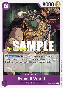 Byrnndi World (OP02-082) - Promos: Paramount War (Uncommon) [OP02P-082]