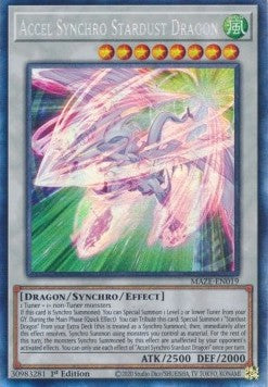 Accel Synchro Stardust Dragon (V.2 - Collectors Rare) - Maze of Memories (Collectors Rare) [MAZE-019]