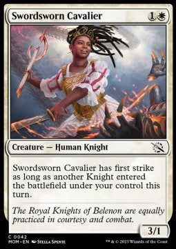 Swordsworn Cavalier - March of the Machine (Common) [MOM-42]