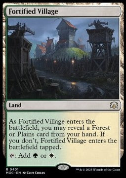 Fortified Village - Commander: March of the Machine (Rare) [MOC-401]