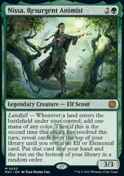 Nissa, Resurgent Animist - March of the Machine: The Aftermath (Mythic) [MAT-22]