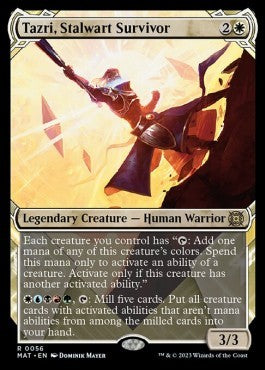 Tazri, Stalwart Survivor (V.1) - March of the Machine: The Aftermath: Extras (Rare) [XMAT-56]