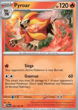 Pyroar - Paldea Evolved (Uncommon) [PAL-032]