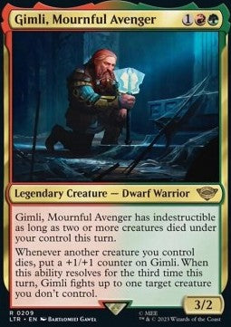 Gimli, Mournful Avenger - The Lord of the Rings: Tales of Middle-earth (Rare) [LTR-209]