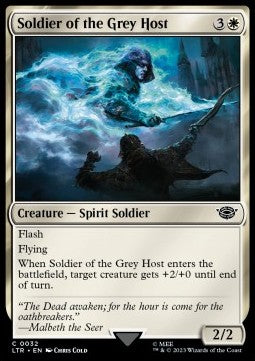 Soldier of the Grey Host - The Lord of the Rings: Tales of Middle-earth (Common) [LTR-32]