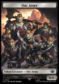 Orc Army Token (Black 0/0) (V.1) - The Lord of the Rings: Tales of Middle-earth: Extras (Token) [XLTR-T05]