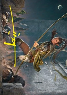 Art Series: Legolas, Counter of Kills (V.2) - The Lord of the Rings: Tales of Middle-earth: Extras (Tip Card) [XLTR-A17]