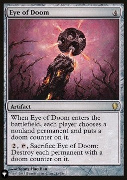 Eye of Doom - The List (Rare) [ZNL-243]