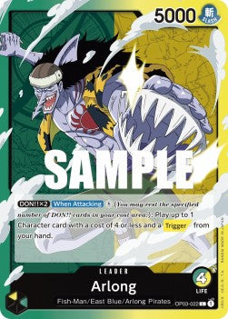 Arlong (OP03-022) (V.1) - Pillars of Strength (Leader) [OP03-022]