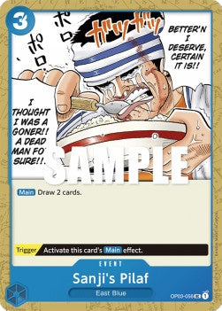 Sanji's Pilaf (OP03-056) - Pillars of Strength (Uncommon) [OP03-056]
