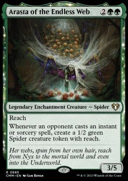 Arasta of the Endless Web - Commander Masters: Extras (Rare) [XCMM-885]