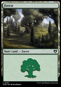 Forest (V.4) - Commander Masters: Extras (Land) [XCMM-797]