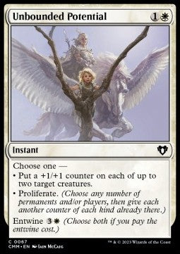 Unbounded Potential - Commander Masters (Common) [CMM-67]