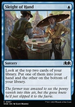 Sleight of Hand - Wilds of Eldraine (Common) [WOE-67]