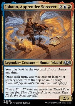 Johann, Apprentice Sorcerer - Wilds of Eldraine (Uncommon) [WOE-207]