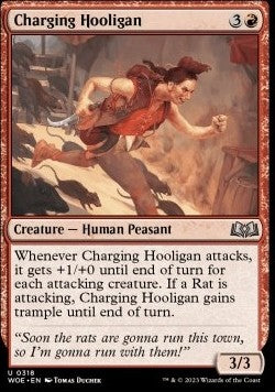 Charging Hooligan - Wilds of Eldraine: Extras (Uncommon) [XWOE-318]