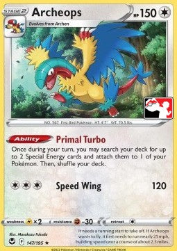 Archeops - Play! Pokémon Prize Pack Series Three (Promo) [PPS3-SIT 147]