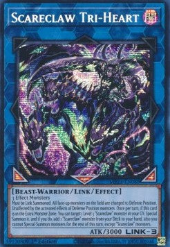 Scareclaw Tri-Heart - 25th Anniversary Tin: Dueling Heroes Mega Pack (Secret Rare) [MP23-088]