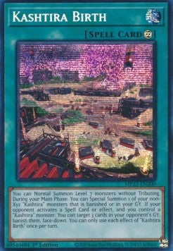 Kashtira Birth - 25th Anniversary Tin: Dueling Heroes Mega Pack (Secret Rare) [MP23-200]
