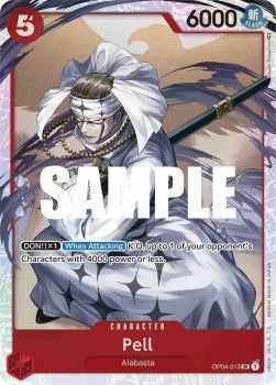 Pell (OP04-013) (V.1) - Kingdoms of Intrigue (Super Rare) [OP04-013]