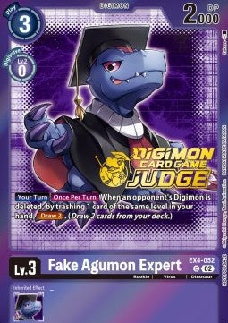 Fake Agumon Expert (EX4-052) - Judge Promos (Alternative Art) [JP-EX4-052]